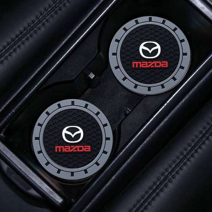 Cup Holder Insert Coaster Fit Mazda M2 M3 M5 M6 MX5 RX7 RX8 A8 CX9 MX6 R3 CX-5 CX-7 CX-8,Anti Slip Car Cup Coaster Interior Accessories