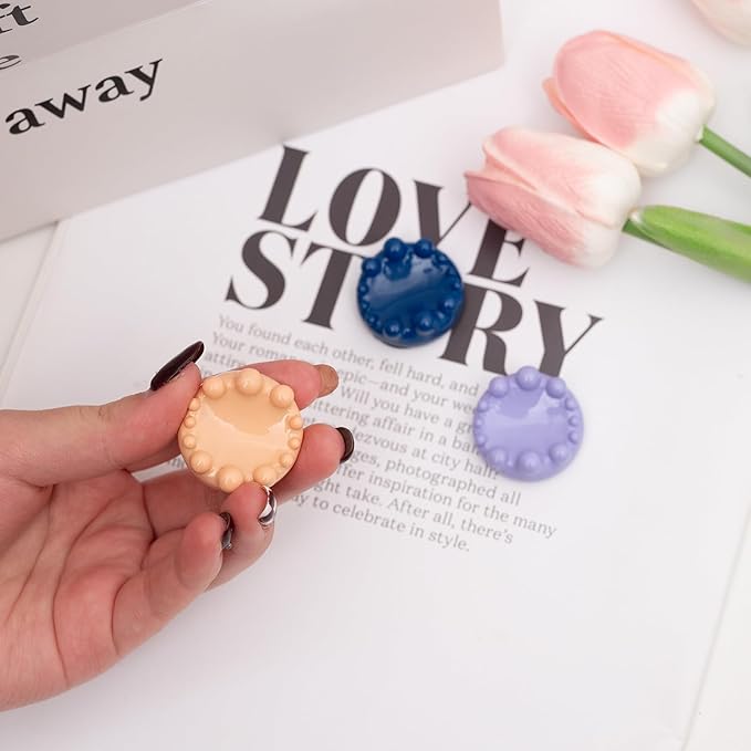 9pcs Worry Stones for Adults - 12-Node Tactile Therapy Sensory Fidget Toys, Portable Travel Anxiety Relief Stone for Home Office & Outdoor Stress Management