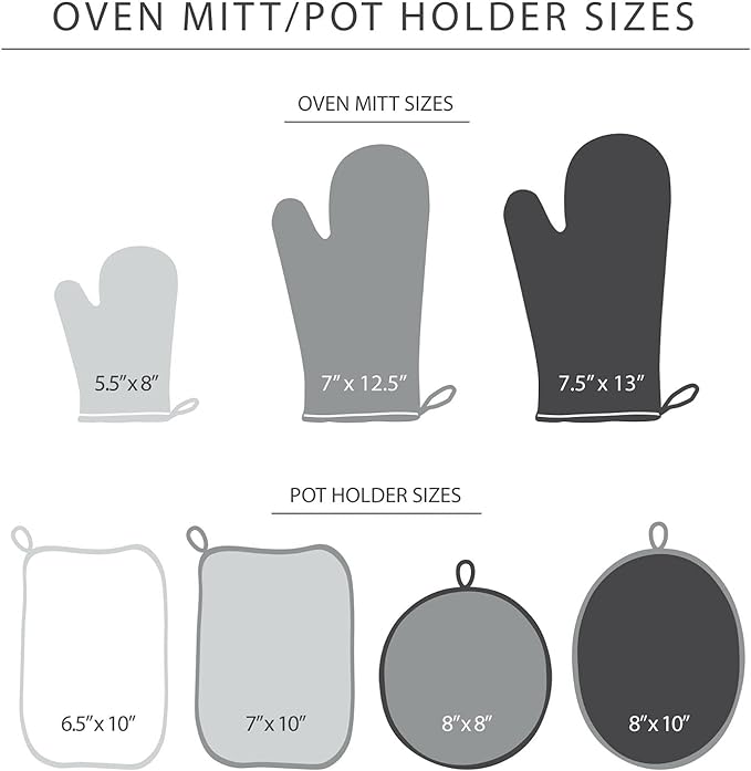 KITCHENAID Ribbed Soft Silicone Oven Mitt 2-Pack Set, 7.5"x13", Dried Rose