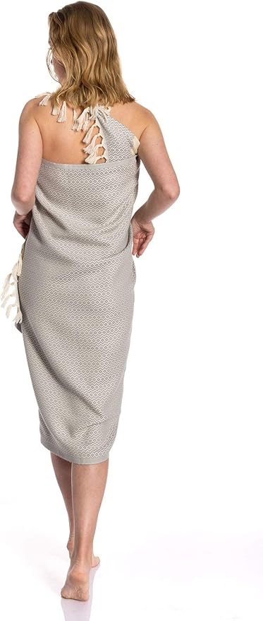 Clotho Turkish Towel Set of 4-100% Turkish Cotton Oversized Beach Towels 4 Pack - Quick Dry Thick Soft - Luxury Towel for Pool, Spa and Bathroom with Fringe