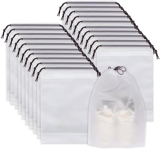 Shoe Bags for Travel, 15.7" x 11.8" Travel Shoe Bags for Packing, Large Waterproof Portable Travel Shoe Storage Bags Travel Essentials Women for and Men