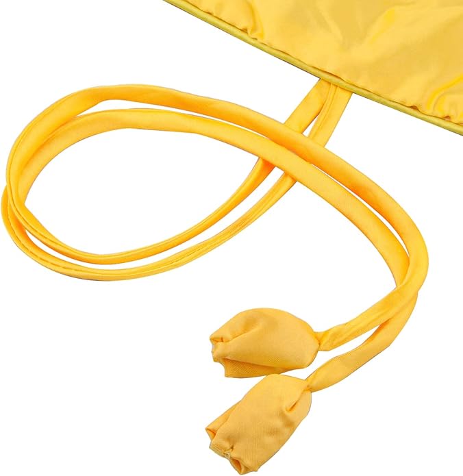 TUMBEELLUWA Embroidery Travel Jewelry Bag Roll Embroidered Flower and Bird Brocade Organizer with Tie Close