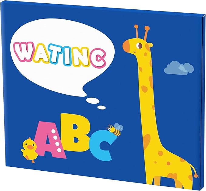 WATINC Travel Felt Board Story Set - 25PCS Portable Felt Board Educational Birthday Gift for Boys & Girls, Themed Storytelling Preschool Early Learning Interactive Play Kit for Toddlers (Farm Animals)