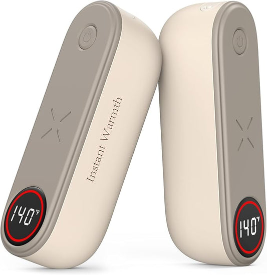 2 in 1 Hand Warmers Rechargeable, Magnetic Electric Hand Warmer 8000mAh USB-C, 3 Heat Levels up to 140°F, Quick Heating Portable Hand Warmers, Gifts