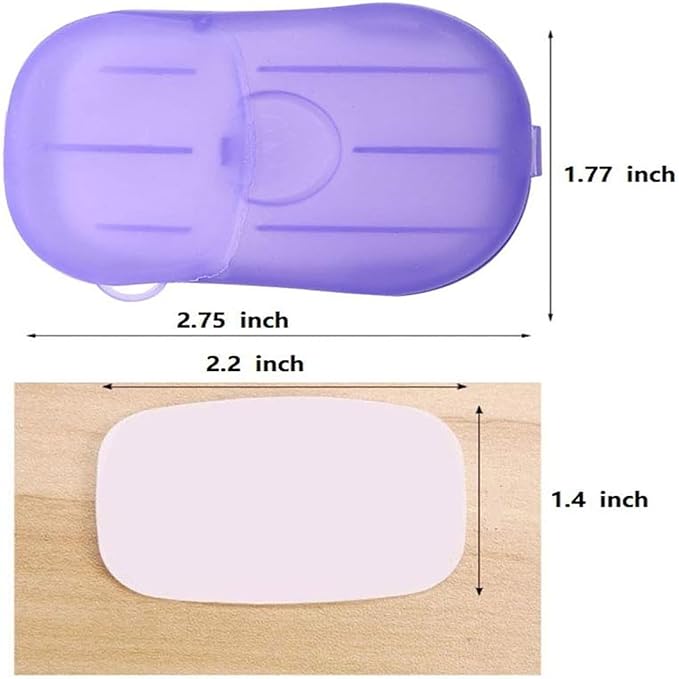 500 Sheets Disposable Soap Paper 5 Boxes Hand Cleaner Fragrance Mini Color Soap Paper for school Indoor, Outdoor, Travel, Camping Hiking, Camping Soaps Sheets