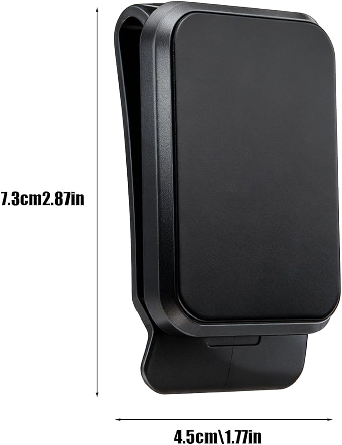 Magnetic Tool Holder Super Strong Tool Holster, Magnet Belt Clip Neodymium Magnet Leather Sleeve for Screws, Hammers, Sockets, Pliers, Drills, Wrenches Magnetic Tools and Hardware 2 Pcs