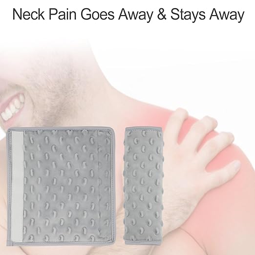 Cushioned Arm Sling Padding for Neck Slim Sling Pad Neck Strap Cushion Comfort Shoulder Support Rotator Cuff Surgery Arm Immobilizer Brace Carry Padded Cover Pillow Wrist Hand Injury, Pack of 2 Gray
