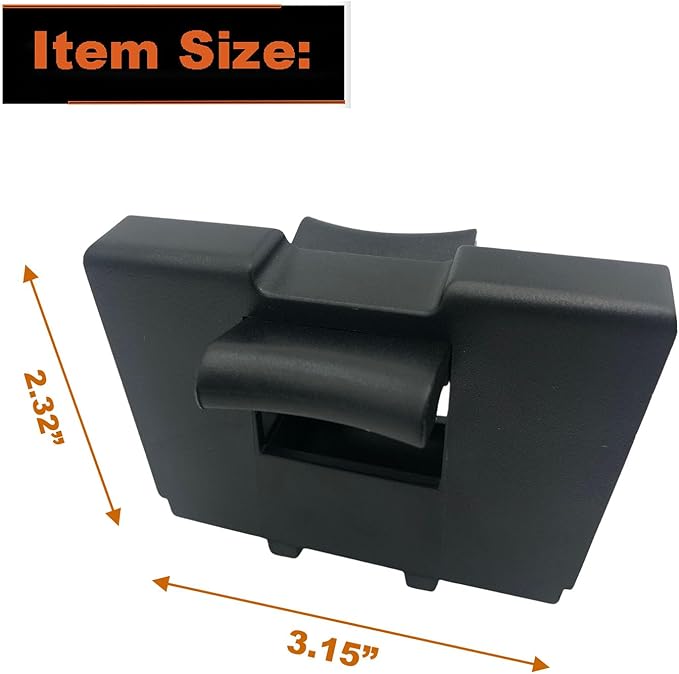 Cup Holder Divider Compatible with Subaru Forester 2014 2015 2016 2017 2018 2019 Year, 92118AJ000 92118AJ001 Black