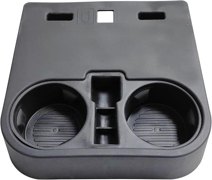 Front Center Console Cup Holder Replace for HC3Z-2813562-AB Compatible with 2015-2020 Ford F150 2017-2022 F250 F350 F450 Super Duty