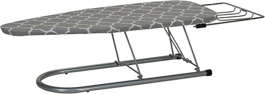 Household Essentials Tabletop Ironing Board with Iron Rest and Door Hanger | Compact Folding Ironing Station for Dorm Rooms, Apartments, and Small Spaces | 36.5"x12"