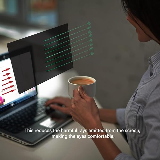 32 Inch - 16:9 Aspect Ratio - Computer Privacy Screen Filter for Widescreen monitor - Anti-Glare - Anti-Scratch Protector Film - Please measure carefully