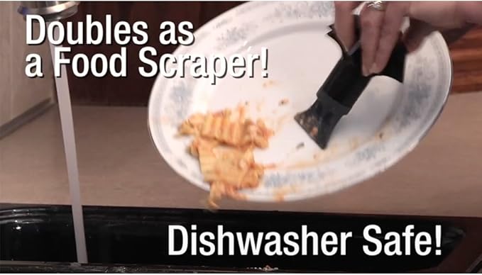 DANCO Disposal Genie Garbage Disposal Strainer | Kitchen Sink Drain Splash Guard | Food Scraper | Blue (10452)