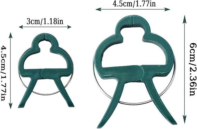 2026 New Plant Clips for Climbing plants Grape and Tomato Vine, Vegetables Plants, Garden Clips to Grow Upright Makes Plants Healthier Vine Clips for Supporting Stems of Flower 10pcs Christmas Gifts