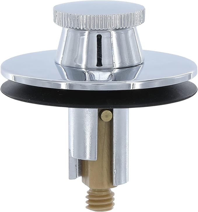 DANCO Lift and Turn Tub and Bath Drain Stopper, Chrome (88599)