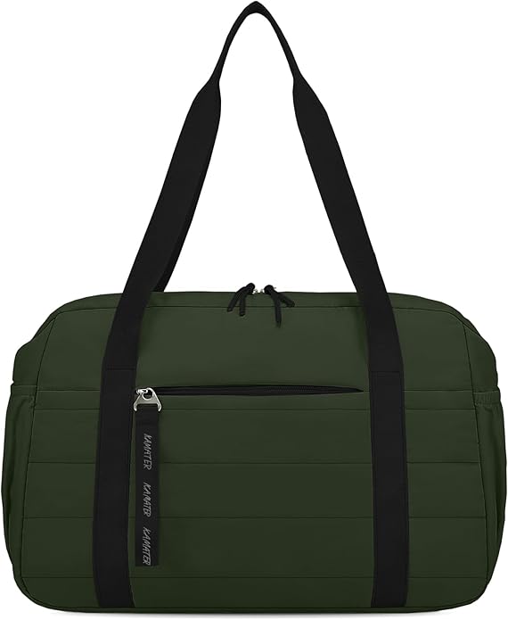 Tote Bag for Women Lightweight Quilted Puffy, Everyday Shoulder Bag Holds 15.6 Inch Laptop for Work Travel Gym