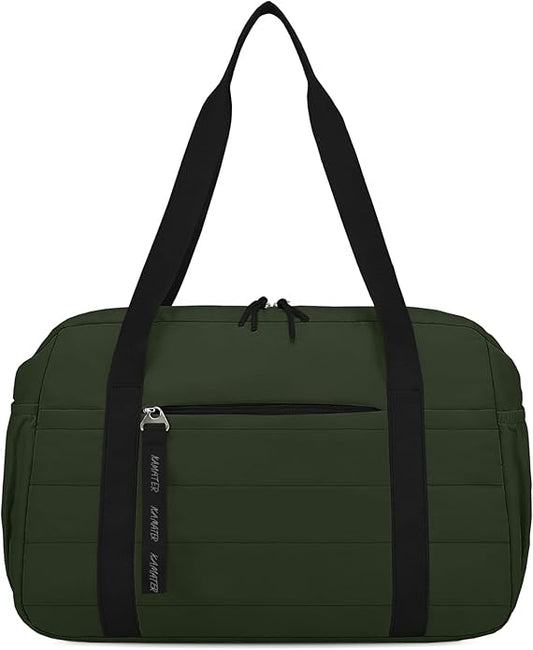 Tote Bag for Women Lightweight Quilted Puffy, Everyday Shoulder Bag Holds 15.6 Inch Laptop for Work Travel Gym