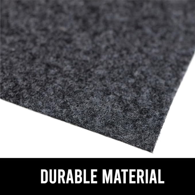 GORILLA GRIP LeakGuard Non-Adhesive Under Sink Mat for Kitchen Cabinet, Waterproof Quick Dry Shelf Liner, Durable Absorbent Felt Mats for Bathroom Sinks, Cabinets, Dresser, Easy to Trim 24x24 Charcoal