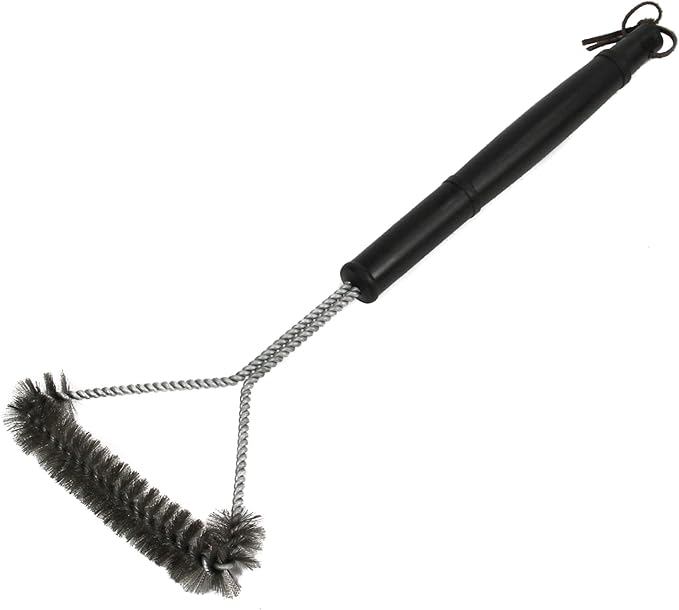 Chef Craft Select BBQ Grill Brush, 18 Inch, Stainless Steel/Black