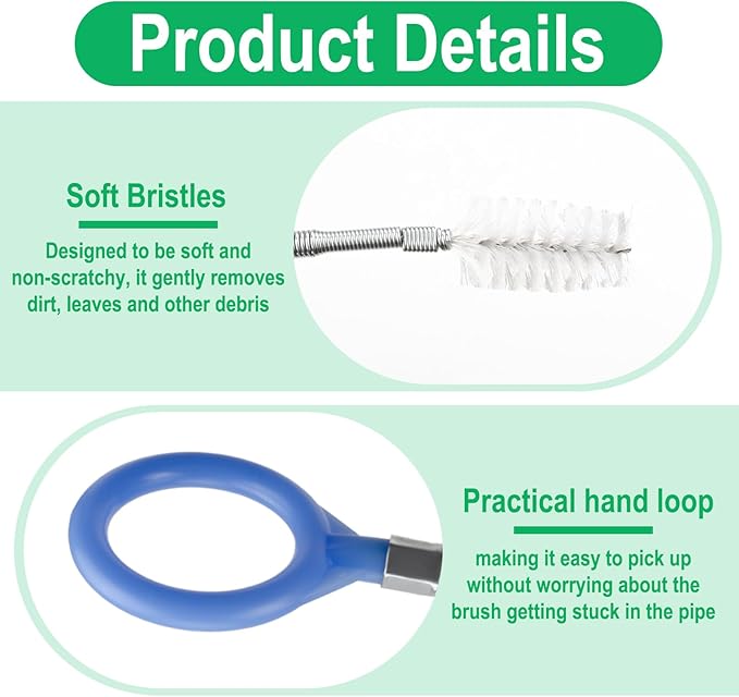 Auto Sunroof Drain Cleaning Tool, 120 Inch Flexible Tube Cleaning Brush, Drain Brush Extra Long Pipe Cleaners for Cars, Car Accessories, Car Sunroof Drain Hole Cleaner for Drains, Sewers, Windshields
