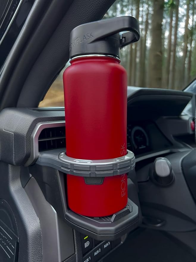 AZUTO Cup Holder Beverage Holder, Tacoma & 4RUNNER, Cup Console for Tacoma (N400, 2024+ Model Year) and 4Runner (N500, 2025+ Model Year) Accessories