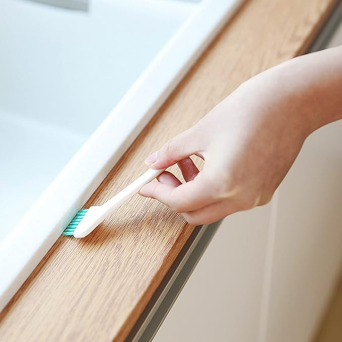 Small Cleaning Brushes for Household Cleaning Deep Detail Crevice Cleaning Tool Kit Tiny Scrub Cleaner Brush for Small Holes Corner Space Gaps Keyboard Bottle Window Seal Sill