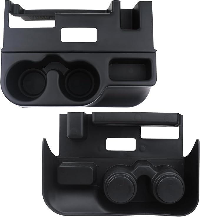 TQPONLY Cup Holder Attachment for Center Console | Compatible with 1998-2001 Dodge Ram 1500 2500 3500 Truck | Replaces 41019 SS281AZAA Front Seat Add-On Cupholder Tray Insert