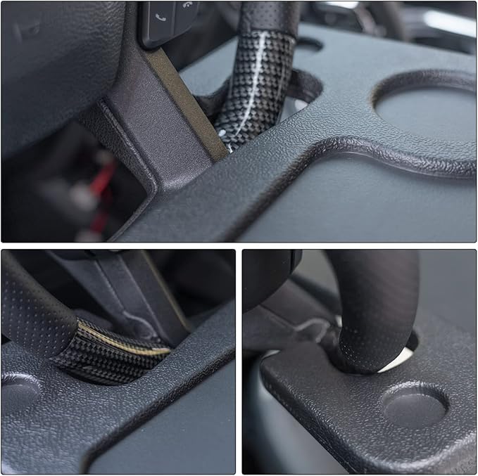 2 in 1 Automotive Car Steering Wheel Tray for Ford F150 F250 F350 Transit Ranger Bronco Explorer Fusion Mustang Truck Accessories 2004-2025,for Laptop, Tablet, iPad Or Notebook Car Travel Table