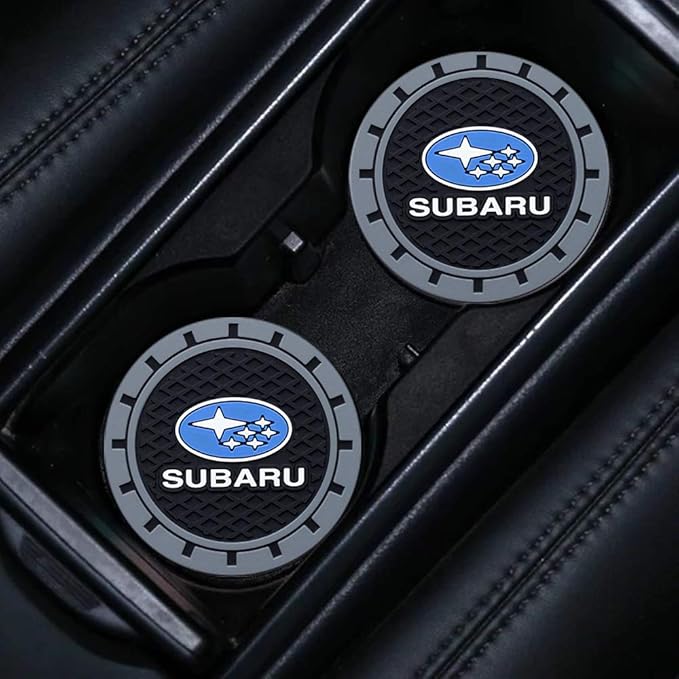Cup Holder Insert Coaster Fit Subaru BRZ 2015-up Subaru Legacy Outback XV Crosstrek 16-up WRX or STi,Anti Slip Car Cup Coaster Interior Accessories