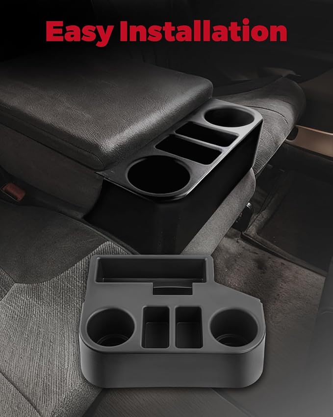 Center Console Cup Holder Compatible with Ram 1500 2500 3500 1994 1995 1996 1997 Black
