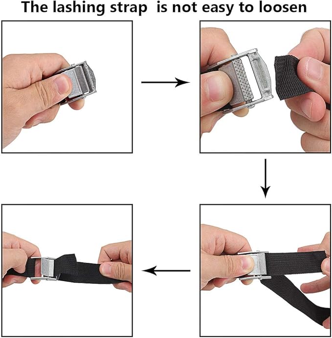 10 Pack Lashing Straps 16ft x 1" Tie Down Straps Cam Buckle Straps Heavy Duty Secure Straps up to 600 lbs for Kayak, Cargo, Luggage, Cinch, Canoe, Bicycles, Motorcycles, Truck
