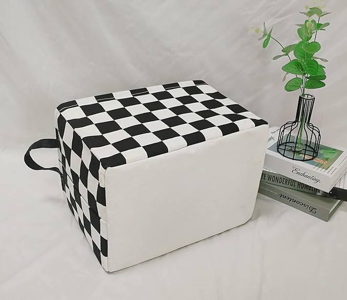 Rectangular Storage Basket Collapsible Organizer Bin Waterproof Toy Box for Organizing Home/Dorm/Kitchen/Pet/Office/Closet/Shelf/Gift Baskets