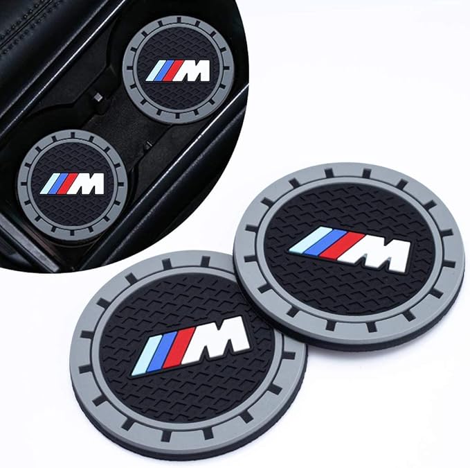 Cup Holder Insert Coaster Fit M M2 M4 M5 M6 M8 X1 X2 X3 X5 X6 M135i M240i Z4 328i X7,Anti Slip Car Cup Coaster Interior Accessories
