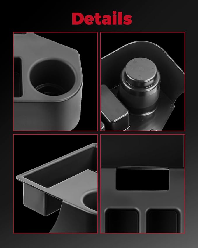 Center Console Cup Holder Compatible with Ram 1500 2500 3500 1994 1995 1996 1997 Black