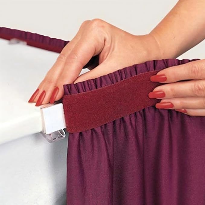 NAVADEAL Table Skirting Clips Tablecloth Clips for Table 1 1/2" - 2" with Hook | Pack of 24 | Great for Wedding Home Meeting Party Picnic Patio Banquet Indoor Outdoor Events