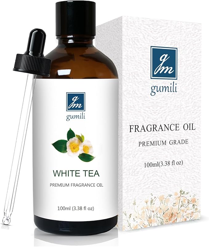 White Tea Diffuser Oil 3.38Oz – Premium White Tea Essential Oils Blend for Diffuser, Home Fragrance, Relaxation & Aromatherapy – Freshy Scent 100ml