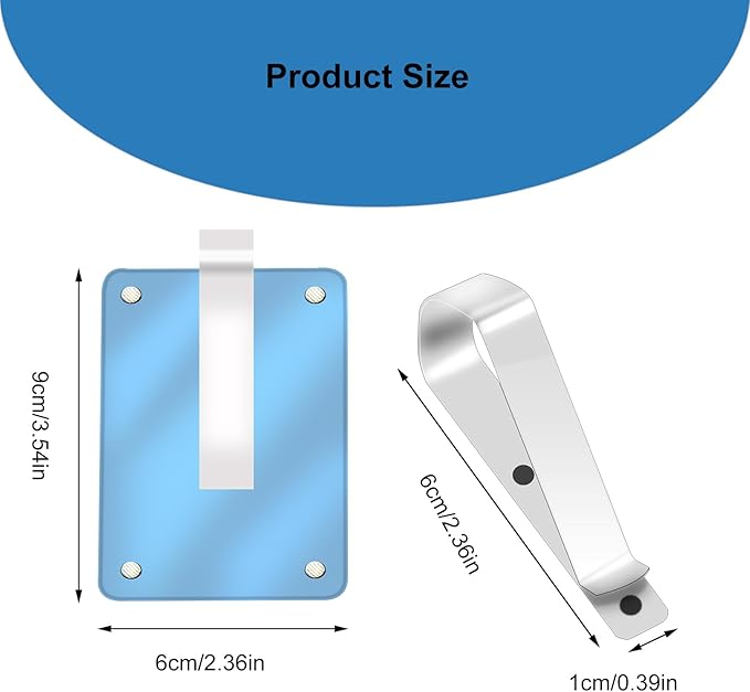 2Pcs Car Picture Holder Visor Photo Clip Acrylic Magnetic Personalized Car Accessories Vertical Horizontal Display for Adding Family or Personal Photos