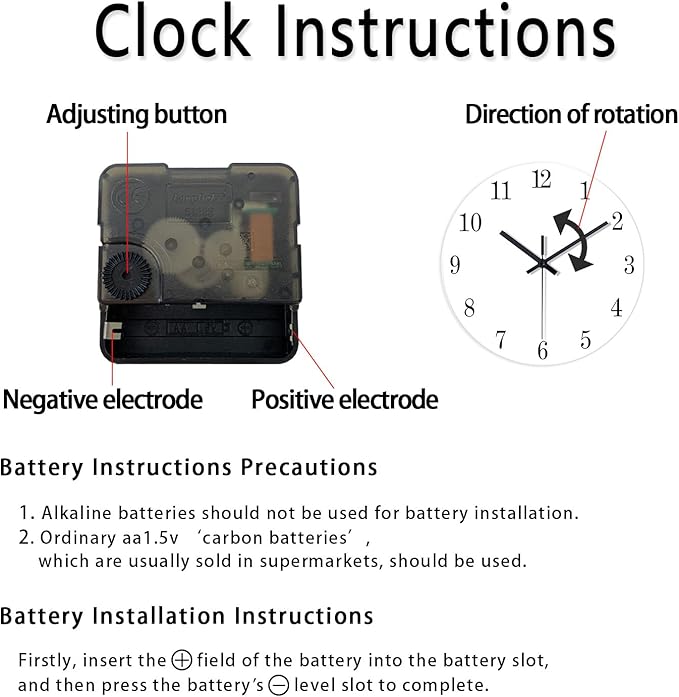 Nautical Small Wall Clocks Battery Operated 12 Inch Colorful Farmhouse Wall Clock for Kitchen Wood Silent Wall Clock Non Ticking (Not Solid Wood, Made of MDF Material)