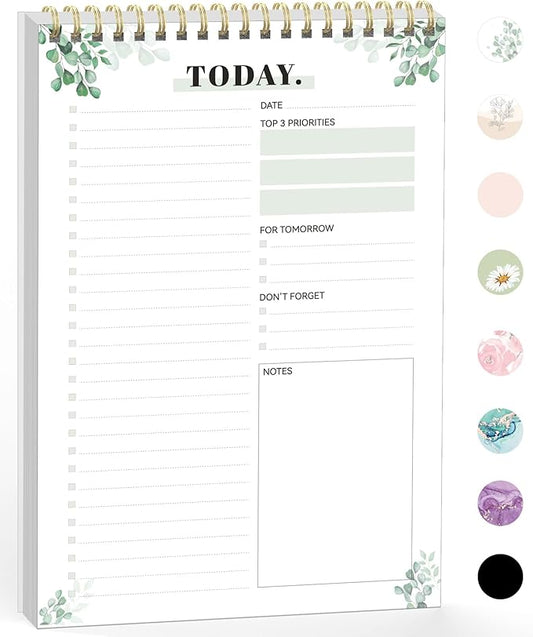 Forvencer To Do List Notepad with 52 Sheets (6.5 x9.8), To Do List Notebook for Work, Undated Daily Planner Organizer for Tasks Checklist & Goal Planning, To Do List Perfect for Office, School