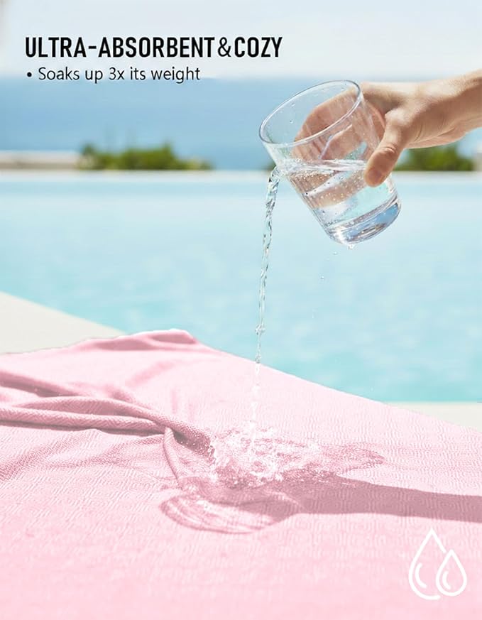 Oversized Turkish Beach Towel Blanket Cotton Giant XL Sandproof Towels Huge Linen XXL Extra Large Big Throw Quilt Blankets for Adults Cloud Travel Camping Glamping Accessories Essentials