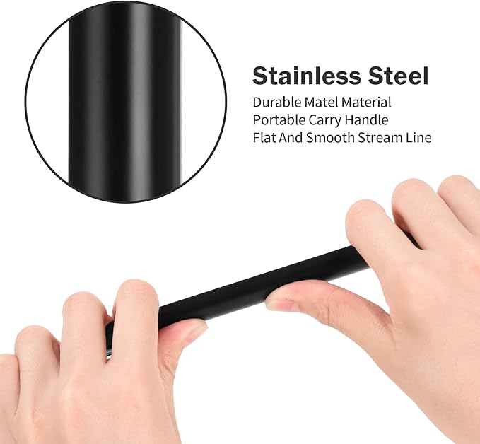 Table Crumb Sweeper, Crumbers, Stainless Steel Table Crumber, Bread Crumb Table Scraper, Restaurant Table Scraper, Crumbers for Servers, Waiters and Waitresses (5 PACK, Black)