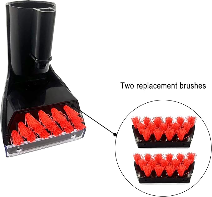 1400B Little Green 3" Tough Stain Brush Tool Replacement for Bissell Little-Green Upright &Portable Carpet Cleaners for 1400B 4075 1425 3860 1400W 1400 3353 1844 2290A Series,Black,1+2 brushes