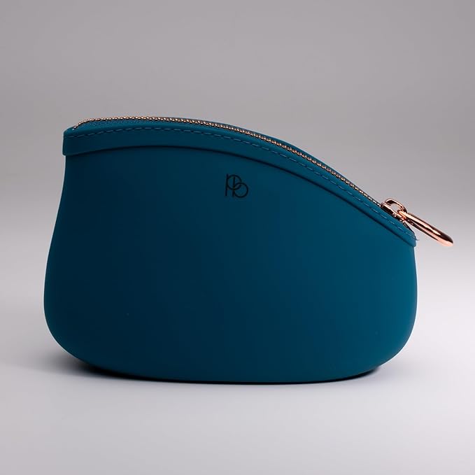 Small Makeup Bag by Pudinbag | The Premium Silicone Purse Bag | Vegan Hygienic Eco-friendly | Water and Heat Resistant