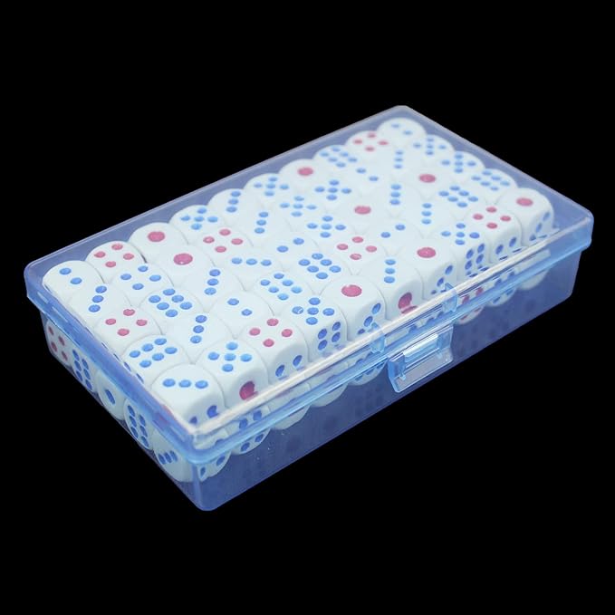 Goodma 8 Pieces Rectangular Empty Mini Plastic Organizer Storage Box Containers with Hinged Lids for Small Items and Other Craft Projects (Blue, 5.3 x 3.1 x 1.2 inch)