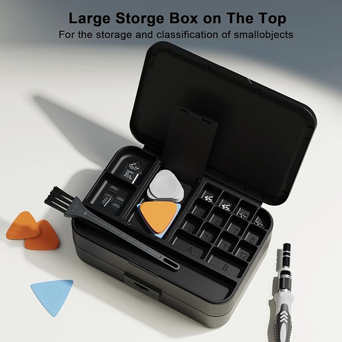 Mini Precision Screwdriver Set with Color-coded Identification, 132 in 1 Micro Magnetic Repair Tool Kits with Storage Box, 108 Bits,Small Manual Screw Driver Toolkits for iPhone/Mac/iPad/Table