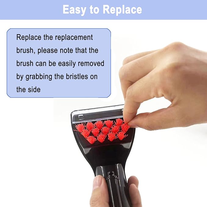 1400B Little Green 3" Tough Stain Brush Tool Replacement for Bissell Little-Green Upright &Portable Carpet Cleaners for 1400B 4075 1425 3860 1400W 1400 3353 1844 2290A Series,Black,1+2 brushes