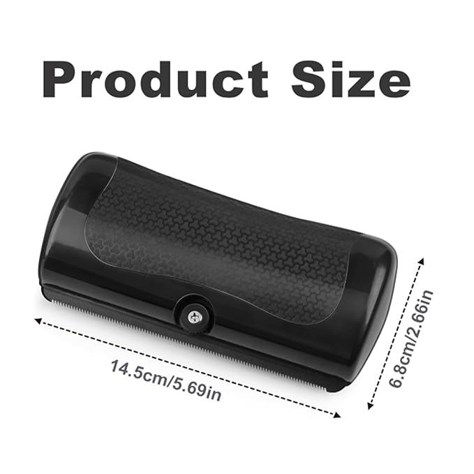 Metal Comb - Short Hair Dog Grooming Tool for Cats， Dogs & Horses, Stainless Steel Hair Removal Brush for Shedding Control & Skin Massage