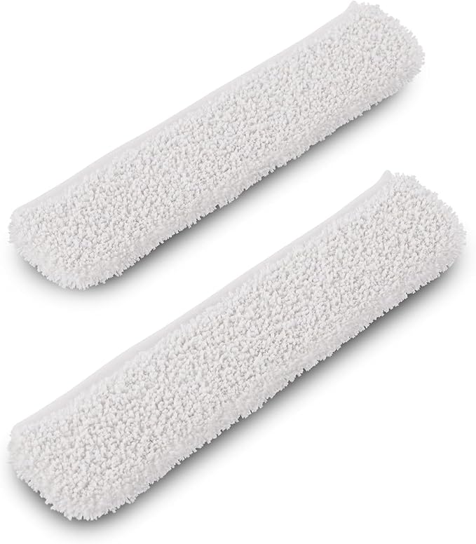 GÜTEWERK 2× Microfiber Cloths – Accessory for 11" Squeegee – Lint-Free, Streak-Free Cleaning for Car, Home, Kitchen, Windows & Glass – Cloths Only, Squeegee NOT Included