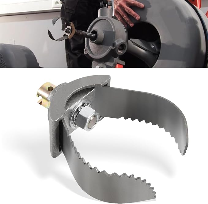 52822 T-232 HD 3" C Cutter Cable Coupling Drain Cleaning Tool Fits 3/8 in drum and 5/8 in sectional cables, for C-4, C-6, C-7, C-9 & all IW cables, for K-400 K-50 K-3800 Drain Cleaning Machines