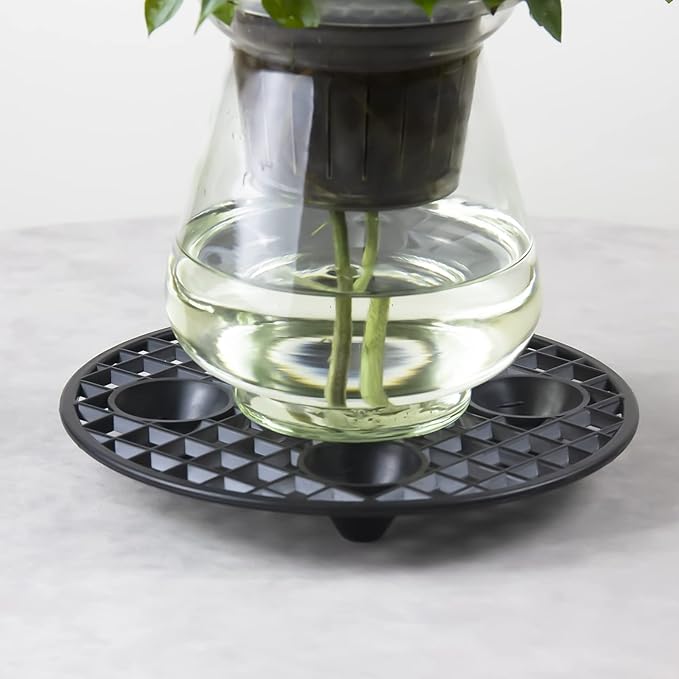8 PCS Plant Level Pot Elevator, Heavy Duty Plant Stands, Plant Saucer Riser for Indoor Plant Flower Pot Grow Drainage, Plant Pot Saucer for Prevent Rot and Damage on Patio & Deck (8inch)