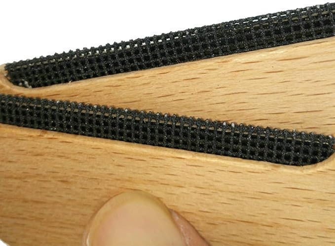 Comfy Wood Cashmere & Fine Wool Comb for De-Pilling Sweaters & Clothing,Fabric Lint R emover Manual Portable Clothing Brush Tool for Knits Woolens Scarves Wool Coats Pants Care